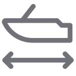 Boat Length SVG Icon